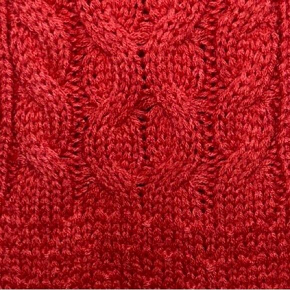 JOE BOXER Coral Pink Chunky Cable Knit Cold Weather Scarf - Picture 8 of 10